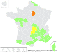 Gagea bohemica (Zauschn.) Schult. & Schult.f. - carte de répartition