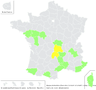 Gagea bohemica (Zauschn.) Schult. & Schult.f. subsp. bohemica - carte de répartition