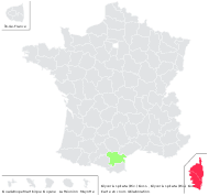 Glyceria spicata (Biv.) Guss. - carte de répartition