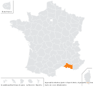 Gypsophila tubulosa (Jaub. & Spach) Boiss. - carte de répartition