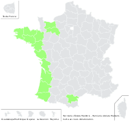 Herniaria ciliolata Melderis - carte de répartition