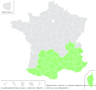 Rhaponticum coniferum (L.) Greuter - carte de répartition