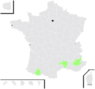 Hieracium lasiophyllum W.D.J.Koch - carte de répartition