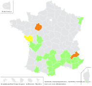 Santolina chamaecyparissus L. - carte de répartition