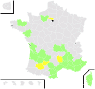 Bupleurum frutescens Hill - carte de répartition