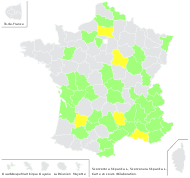 Scorzonera hispanica L. - carte de répartition