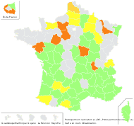 Scorzonera laciniata L. - carte de répartition