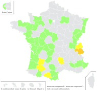 Hieracium vulgatum Fr. - carte de répartition