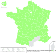 Solidago virgaurea L. subsp. virgaurea - carte de répartition