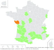 Koeleria vallesiana var. glabriuscula Bouvier - carte de répartition