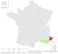 Taraxacum leucospermum Jord. - carte de répartition