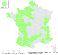 Medicago sativa L. subsp. sativa - carte de répartition