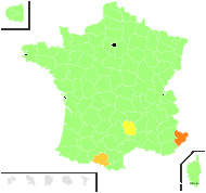 Nymphaea alba L. subsp. alba - carte de répartition