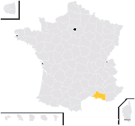 Ophrys ×mansfeldiana Soó - carte de répartition