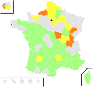 Xanthium spinosum f. inerme (Bel.) O.Bolòs & Vigo - carte de répartition