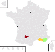 Ophrys philippei Gren. - carte de répartition