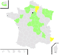 Impatiens fulva Nutt. - carte de répartition