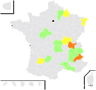 Orobanche lutea Baumg. - carte de répartition