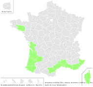 Anredera cordifolia (Ten.) Steenis - carte de répartition