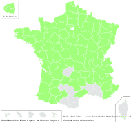Picris arvalis Jord. ex Boreau - carte de répartition