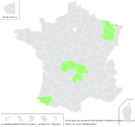 Persicaria ×brauniana (F.W.Schultz) Soják - carte de répartition
