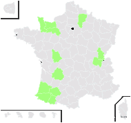 Potentilla anglica Laichard. subsp. anglica - carte de répartition