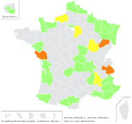 Anchusa officinalis L. - carte de répartition