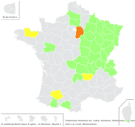 Pulmonaria montana Lej. subsp. montana - carte de répartition