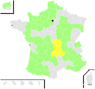 Ficaria ranunculoides Roth - carte de répartition