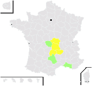 Rosa myriacantha var. ripartii (Déségl.) Nyman - carte de répartition