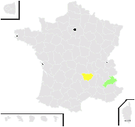 Rosa ×fontis-romaei Sennen - carte de répartition