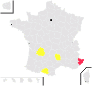 Rosa pervirens Gren. ex Tourlet - carte de répartition