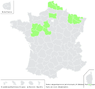 Rubus elegantispinosus (A.Schumach.) H.E.Weber - carte de répartition