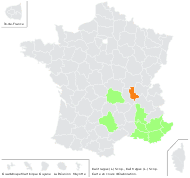 Salsola tragus L. - carte de répartition