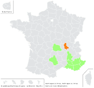 Salsola kali subsp. tragus (L.) Celak. - carte de répartition