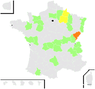 Omphalodes verna Moench - carte de répartition