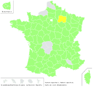 Sedum rupestre L. - carte de répartition