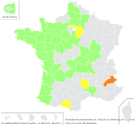 Pentaglottis sempervirens (L.) Tausch ex L.H.Bailey - carte de répartition