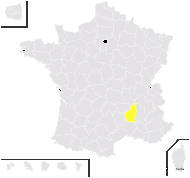 Sedum ×brevierei Chass. - carte de répartition