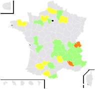 Pulmonaria australis (Murr) W.Sauer - carte de répartition