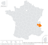 Pulmonaria visianii Degen & Lengyel - carte de répartition