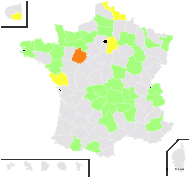 Symphytum asperum Lepech. - carte de répartition