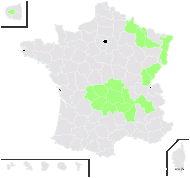 Sorbus ×pinnatifida Dull - carte de répartition