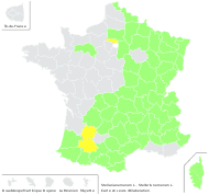 Stellaria nemorum L. - carte de répartition