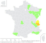 Taraxacum udum Jord. - carte de répartition