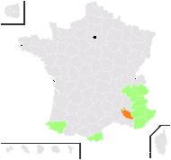 Thalictrum foetidum L. - carte de répartition