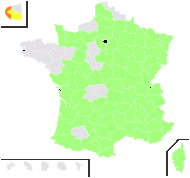 Thalictrum silvaticum Sennen - carte de répartition