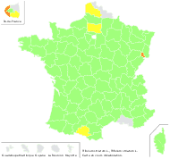 Trifolium striatum L. subsp. striatum - carte de répartition