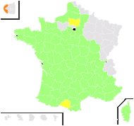 Triphylloides comosa Moench - carte de répartition