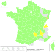 Ulex europaeus L. - carte de répartition